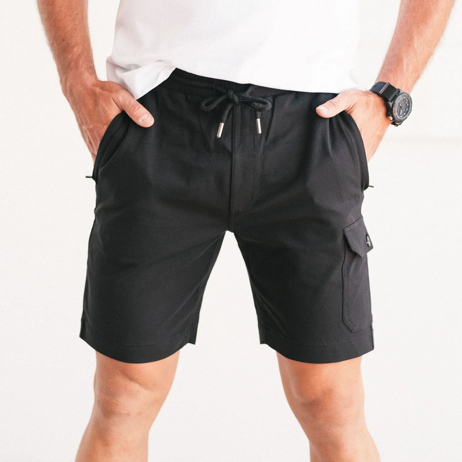 Constructor Short - Black Stretch Jersey