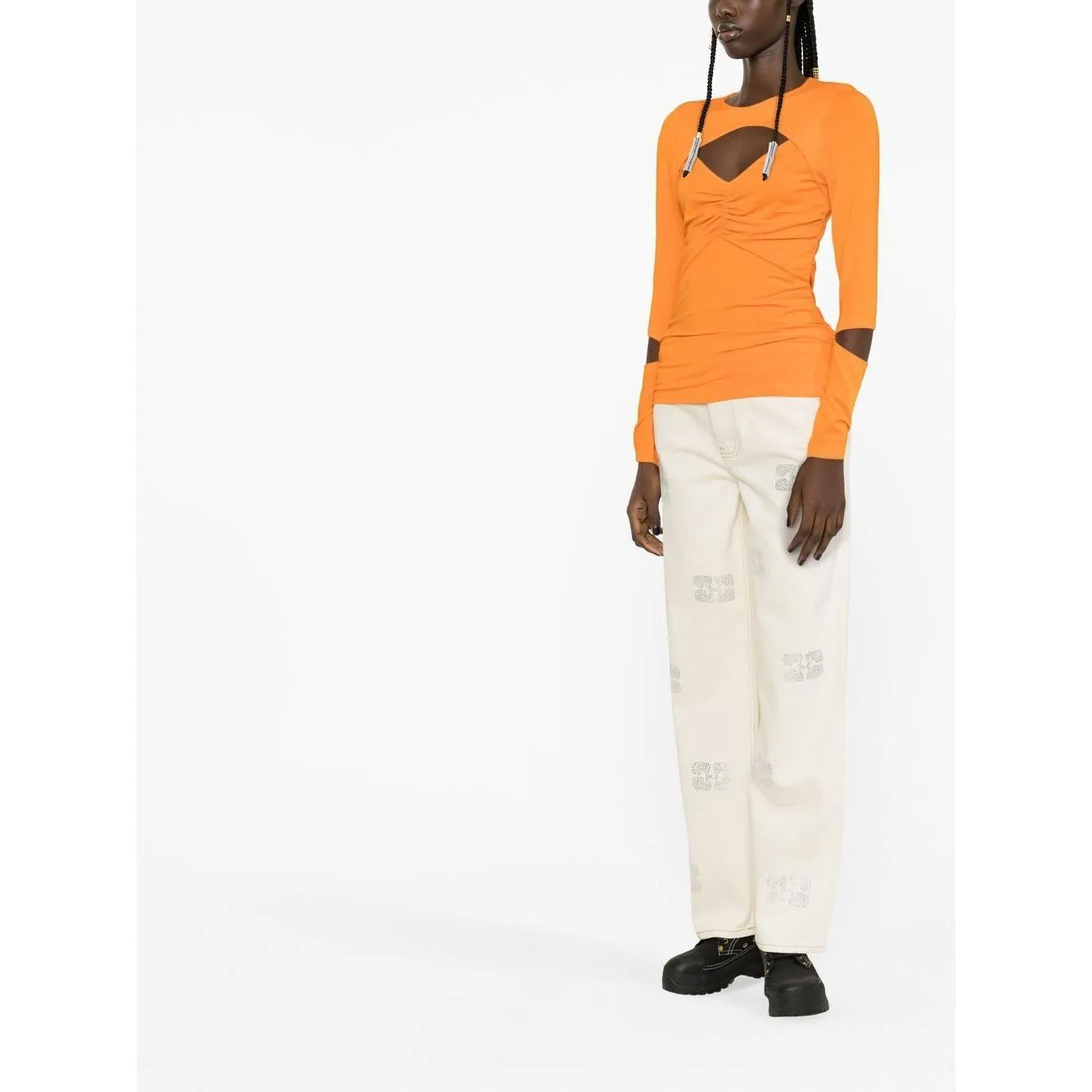 GANNI Sweaters Orange